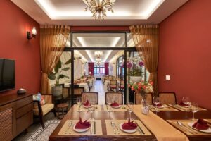 Không gian nhà hàng Maison Mận-Đỏ