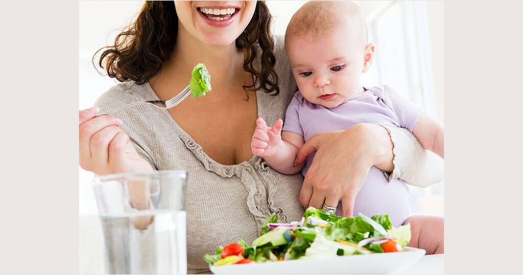 Dinh dưỡng sau khi sinh cho mẹ và bé
