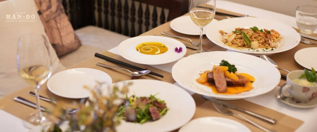 các món must-try tại nhà hàng Maison Mận-Đỏ